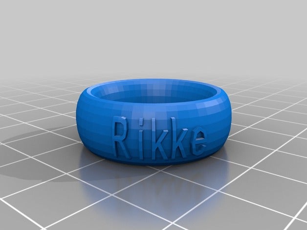 rikke fashion customized 3D print model - Mito3D