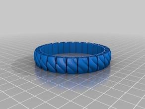 fablabil essayer de lettres les bracelets personnalisé 3d print model - Mito3D