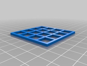 grid 2 mm pets customized 3d print model - Mito3D
