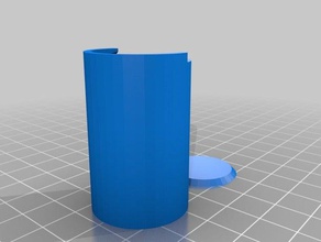 mon personnalisés récipient cylindrique les conteneurs 3d print model - Mito3D