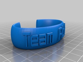 team abbie bracelets customized 3d print model - Mito3D