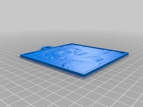 patrick 2d a arte personalizado 3d print model - Mito3D