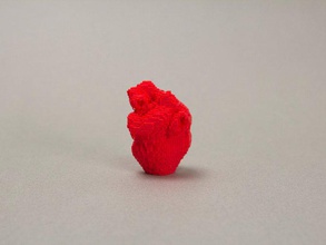 8-bit corazón esculturas 3d print model - Mito3D