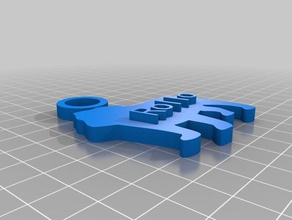 rollo chaveiros personalizado 3d print model - Mito3D