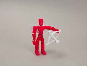 homem cupido brinquedos jogos figura de ação makerbotspam dia dos namorados 3d print model - Mito3D