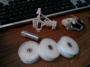 t5 polia de correia dentada usado elbowknee robótica 3d print model - Mito3D
