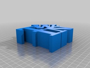 meine angepasste word-Skulptur Zwilling Skulpturen 3d print model - Mito3D