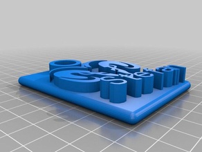stefan dodge Schlüsselanhänger angepasst 3d print model - Mito3D