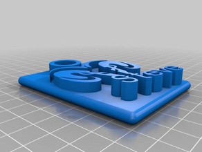 steve dodge chaveiros personalizado 3d print model - Mito3D