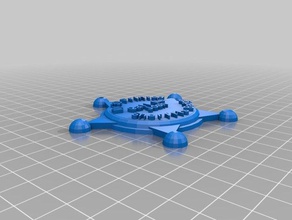 my customized sheriffsprotest badge jewelry 3d print model - Mito3D