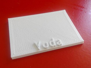 yoda stand jouet jeu accessoires 3d print model - Mito3D
