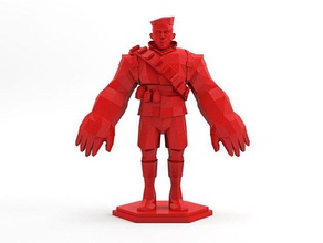 heavy weapon guy team fortress people 2 3d print model - Mito3D