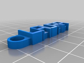 llavero laura organización personalizado 3d print model - Mito3D