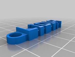 llavero lidia organizasyon özelleştirilmiş 3d print model - Mito3D
