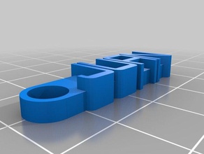llavero juan organización personalizado 3d print model - Mito3D