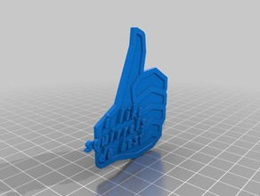 my customized thumbs up keychain keychains 3d print model - Mito3D