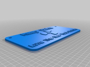 Liebe knicks Zeichen logos angepasst 3d print model - Mito3D