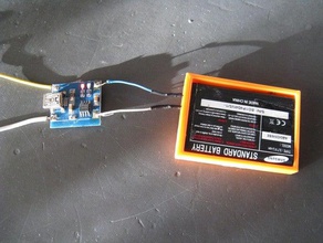 Batterie-Halter samsung standard-Akku ab03446be Elektronik 3d print model - Mito3D
