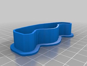 o meu bigode cortador de cookie a cozinha jantar personalizado 3d print model - Mito3D