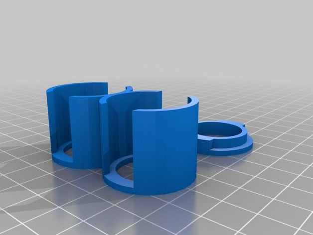 il mio personalizzato parametrico di deposito delle monete tubi cap organizzazione 3D print model - Mito3D