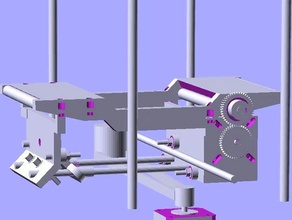 frankencarriage d'autres abp créer une plate-forme convoyeur la menuiserie mise à niveau de partie openscad paramétrique étape 3d print model - Mito3D
