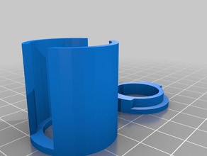 il mio personalizzato parametrico di deposito delle monete tubi cap organizzazione 3d print model - Mito3D