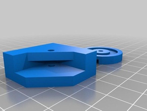 verstellbares Bett printrbot+ 3d Drucker - Zubehör nützlich 3d print model - Mito3D