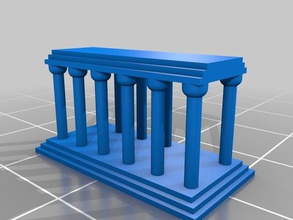 personalizado templo 2 a arte 3d print model - Mito3D
