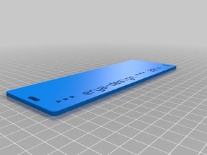erya luggage tag organization customized 3d print model - Mito3D