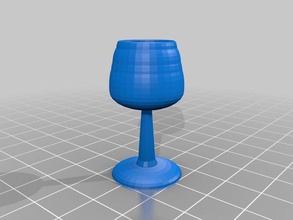 wine glass kitchen dining 3d print model - Mito3D