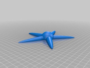 starfish animals beach shell 3d print model - Mito3D
