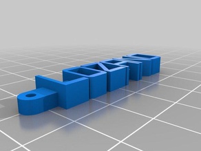lozano organización personalizado 3d print model - Mito3D
