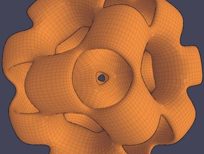 dodecahedron sponge experiment other 3d art blender geometry model ornament test topmod 3d print model - Mito3D