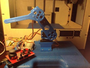 arduino controlado brazo del servo 3d impresión 3d print model - Mito3D