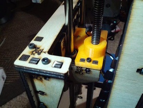 use 38th rod acme nut pb simple 1405 3d printer parts leadscrew makers printrbot 3d print model - Mito3D