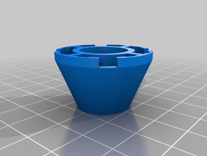 lego cône de haut la construction jouets 3d print model - Mito3D