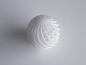 wire sphere other 3d print model - Mito3D