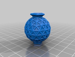 geosphere vase 26 other 3d print model - Mito3D