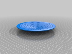 my customized sink drainer strainer kitchen dining 3d print model - Mito3D
