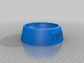 my customized fully parametric dog cat food pets 3d print model - Mito3D