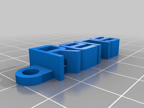 rens chaveiro organização personalizado 3d print model - Mito3D
