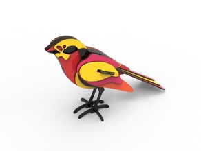 dulce pájaro a los animales 2d 3d color multicolor juguetes abalorio 3d print model - Mito3D