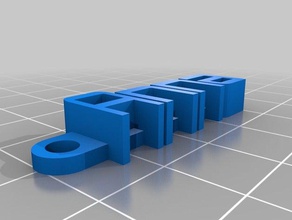 anna trousseau de clés l'organisation personnalisé 3d print model - Mito3D