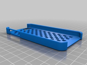 iphone 5 case checkerboard design mobile bumper gadget 4 4s 3d print model - Mito3D