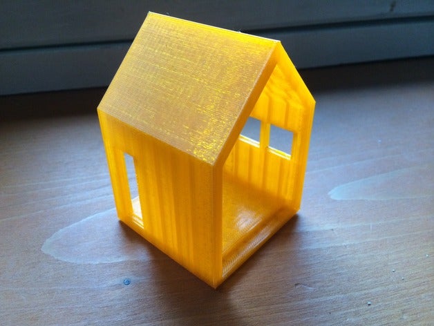 petite maison décor de l'architecture 3D print model - Mito3D