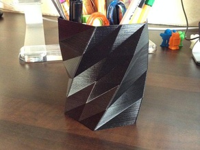 pen holder art 3d print model - Mito3D