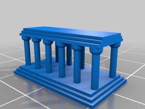 personalizzato tempio 3 art 3d print model - Mito3D