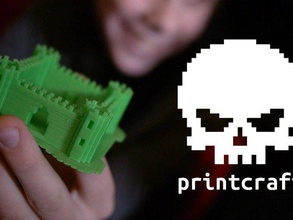 printcraft kale binalar yapılar minecraft 3d print model - Mito3D
