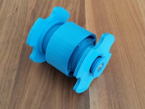 compact low friction spool holder 3d printer accessories filament rail system u2rs ultimaker2 3d print model - Mito3D