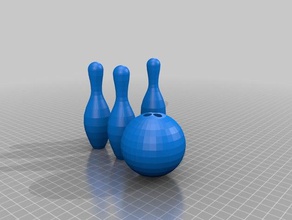 bowling andere 3d print model - Mito3D